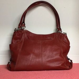 Red Tignanello large purse